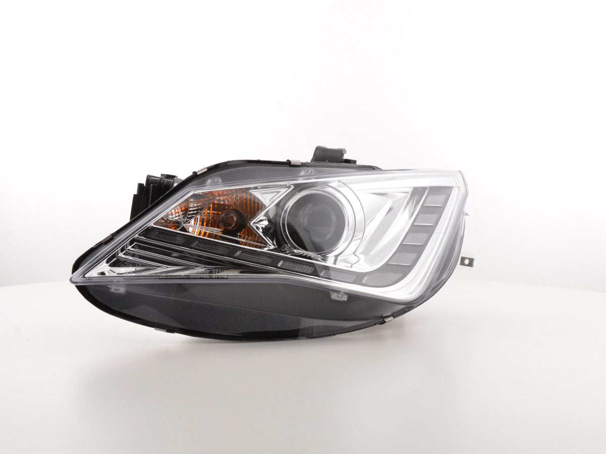 Scheinwerfer Set Daylight LED Tagfahrlicht Seat Ibiza 6J ab 2012 chrom Scheinwerfer Set Daylight LED Tagfahrlicht Seat Ibiza 6J ab 2012 chrom